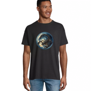 Oversize unisex marškinėliai Zodiakas Skorpionas