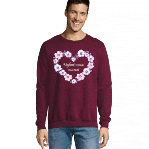 Unisex megztinis New Supreme Mylimiausia mama- širdis