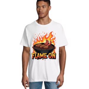 Oversize unisex marškinėliai Flame on