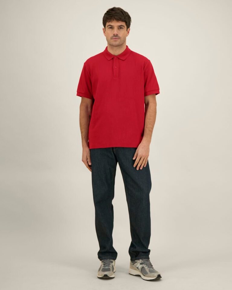 Stanley/Stella Prepster 2.0 – Polo marškinėliai. Spalva: Passionate Red