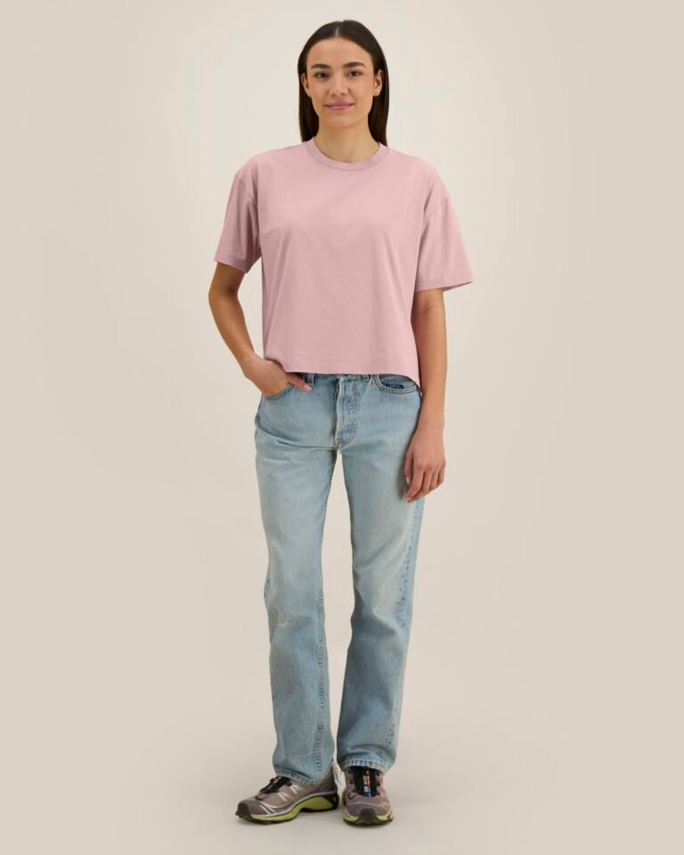 Stanley/Stella Stella Nova Vintage – Marškinėliai. Spalva: G.Dyed Blush