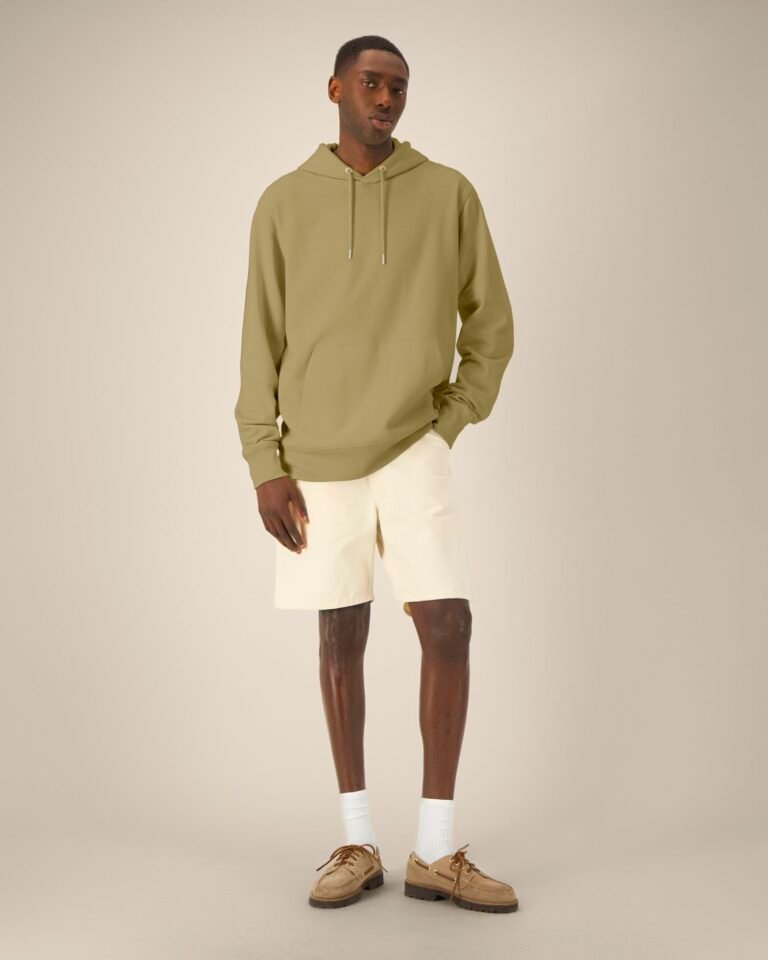 Stanley/Stella Cruiser 2.0 – Džemperis su gobtuvu. Spalva: Faded Olive