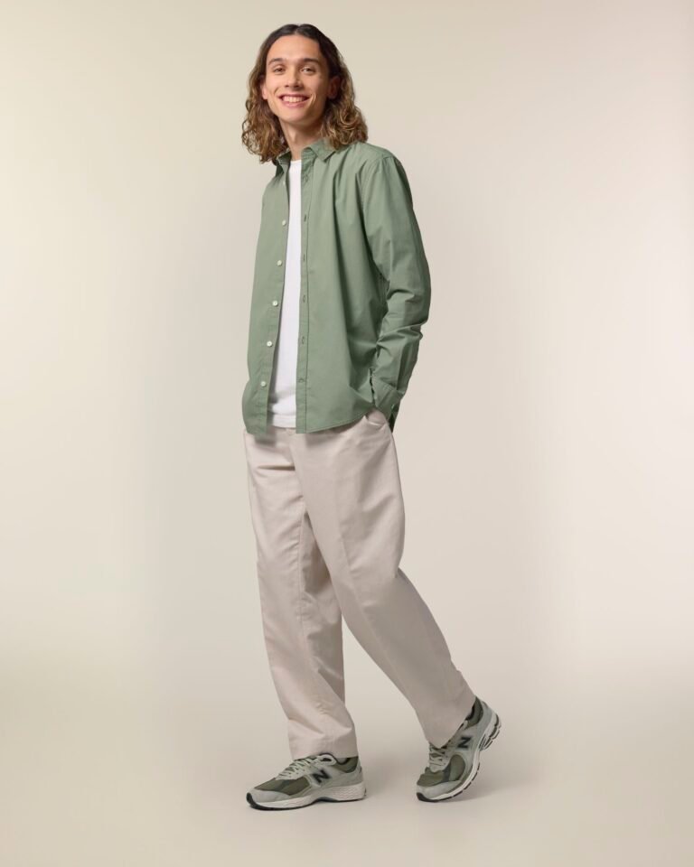 Stanley/Stella Stanley Styler Shirt – Marškiniai. Spalva: Soft Khaki