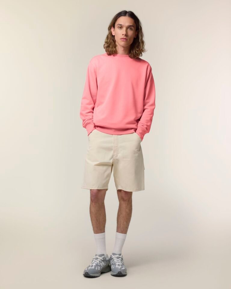Stanley/Stella Matcher – Džemperis be gobtuvo. Spalva: Pink Joy
