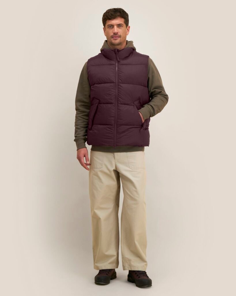 Stanley/Stella Puffer Gilet 2.0 – Red Brown
