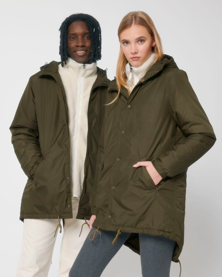 Stanley/Stella Padded Parker – Pašiltinta striukė. Spalva: British Khaki